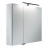 Зеркальный шкаф для ванной комнаты SANCOS Hilton 900x148х740 мм, с LED подсветкой, арт .Z900