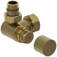 Вентиль 3D левый под шестигранник (G 1/2" НР х G 3/4" НГ)