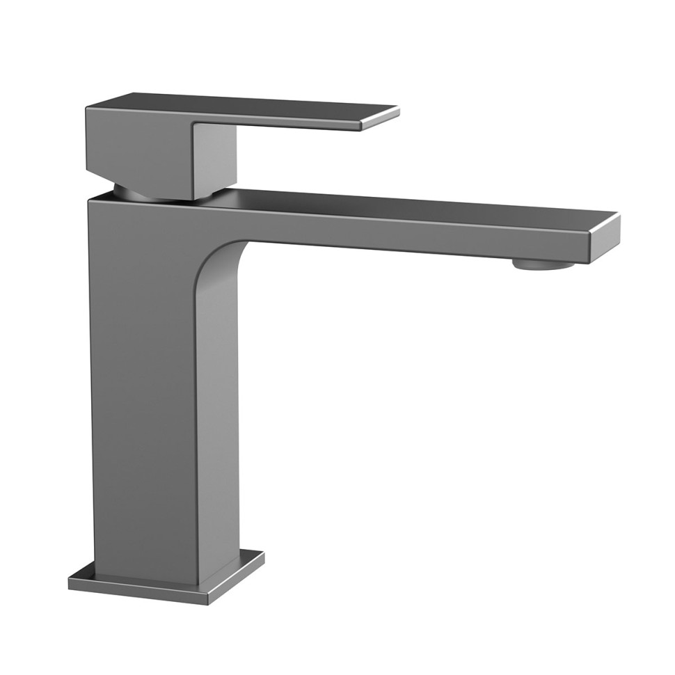 Смеситель для раковины Cube VBF-1C01GM однорычажный, вороненая сталь