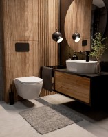 AQM2011 Унитаз подвесной сиденье SoftClose, технология смыва Rimless, скрытый крепеж.