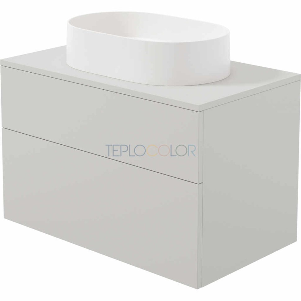 шкафчик для раковины, с гранитной раковиной - 55x35 cm