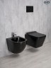 Унитаз подвесной Gid Tr2144BL 62224Y черная глянцевая 52x36x33.5