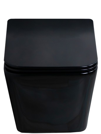 Унитаз подвесной Gid Tr2144BL 62224Y черная глянцевая 52x36x33.5
