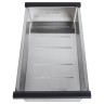 Мойка LUMI-MULTI SINK 74 UNI, IT-GRANIT, LU-MULTI 74-WH, белый, 740х450, Paulmark