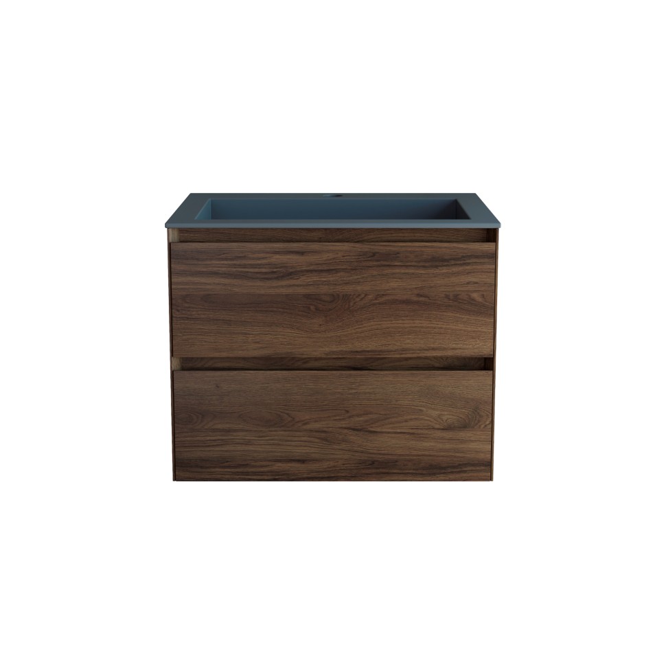 База под раковину Vincea  Luka 600 подвесная, 2 выкатных ящика soft-close, С.Oak