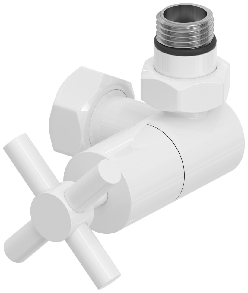 Вентиль 3D правый крест (G 1/2" НР х G 3/4" НГ)