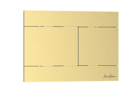 Кнопка смыва IBERICA BLANCA INOX-R нержавеющая сталь, золото матовое (IB.B015.03)
