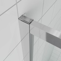 Душевая дверь Veconi Ottimo P20 CH, 1200x1900, хром, стекло матовое