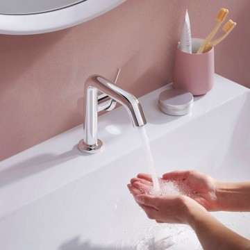 Смеситель Hansgrohe Tecturis S для раковины, 1 отверстие, с донным клапаном, цвет: хром 73320000