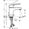 Смеситель для раковин Hansgrohe Logis E хром (71160000)