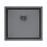 Мойка LASSAN 49 UNI, нерж. сталь, LA49-GM, вороненая сталь, 490х440мм, Paulmark