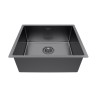 Мойка LASSAN 49 UNI, нерж. сталь, LA49-GM, вороненая сталь, 490х440мм, Paulmark