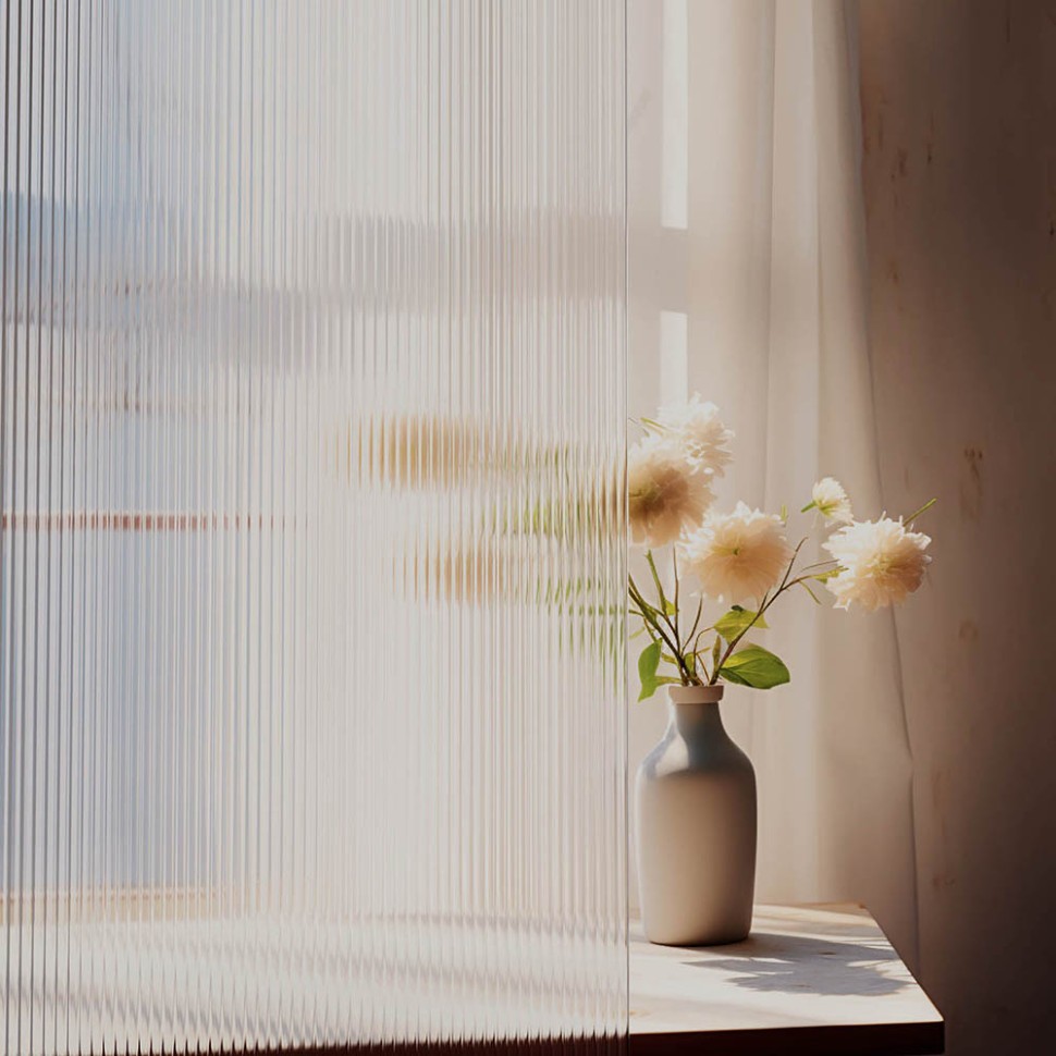 Душевая перегородка Veconi Korato KR-81F, 800x2000, хром, стекло рифленое осветлённое