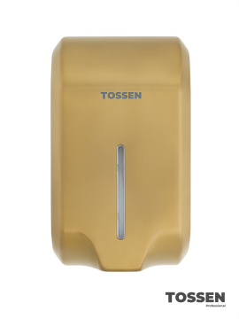 TOSSEN AL-7206 MS - сенсорный диспенсер для мыла/дезинфицирующих средств (капля) (коллекция «Золотая сталь»)