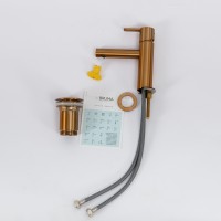 Смеситель для раковины CEZARES LEAF-LSM1-SS