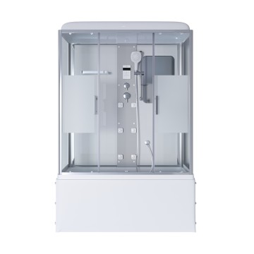 Душевая кабина Niagara Ultra NG-3150-01 (150х70х220) высокий поддон(56см),стекло матовое,4 места