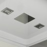Душевая кабина Niagara Standart ST80/15Q (80х80х215) квадрат,поддон 15см,распашная,проф.белый,3 места