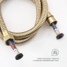Смеситель Splenka настенный с гигиеническим душем S99.51.03 Золотой сатин