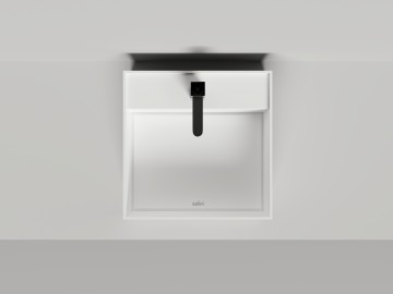 Раковина накладная ARMONIA SQUARE TOP 02 без отверстия под смеситель 450х450х250 S-Stone Матовое