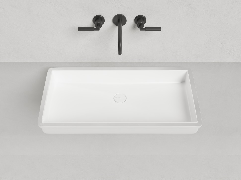 Раковина встраиваемая MAREA 10 747х400х130 S-Stone Матовое