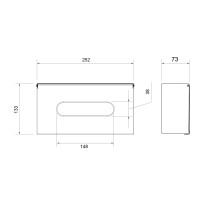 Бокс для салфеток Timo Petruma 15244/13 никель