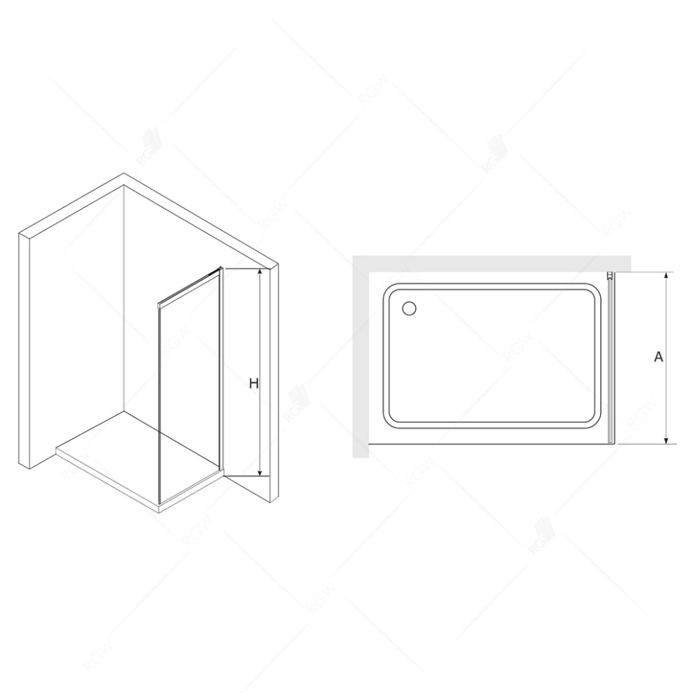 Боковая панель RGW Z-22 (Прозрачное, 1000)