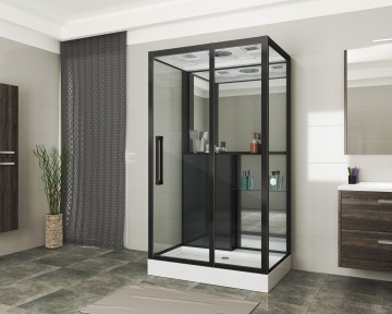 Душевая кабина Grossman Style GR267 (80x120x215) дверь раздвижная,5 мест