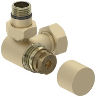 Вентиль 3D левый под шестигранник (G 1/2" НР х G 3/4" НГ)