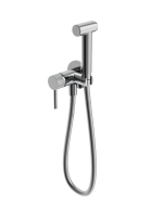 Смеситель с гигиеническим душем MILLEAU Tissage ML12056BK-CR с монтажным блоком (встройка), Хром