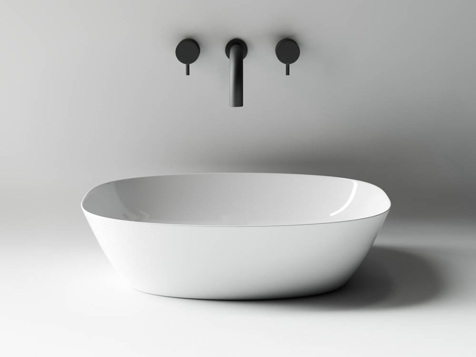 Умывальник чаша накладная овальная Element 500x380x140мм