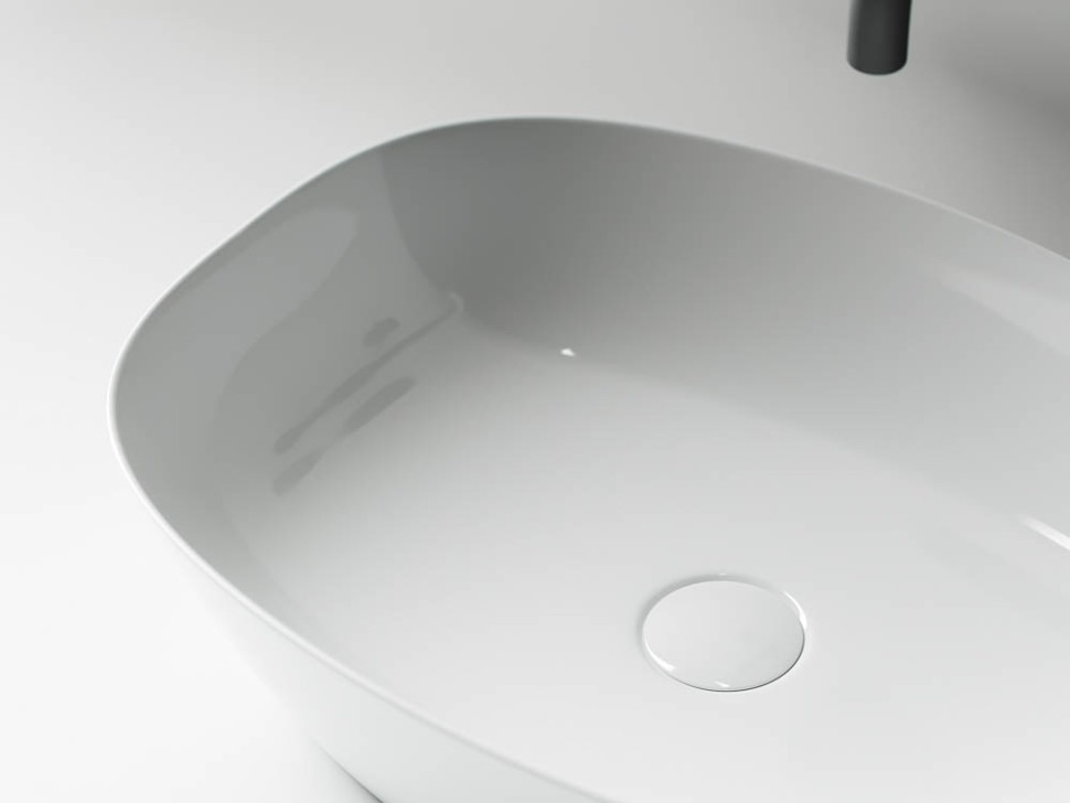 Умывальник чаша накладная овальная Element 500x380x140мм