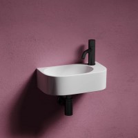 Умывальник подвесной прямоугольный (чаша слева, отверстие под смеситель справа) Element 409x224x110мм