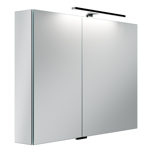 Зеркальный шкаф для ванной комнаты SANCOS Hilton 1000x148х740 мм, с LED подсветкой, арт.Z1000