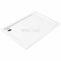 Акриловый душевой поддон, прямоугольный, 80x120 см