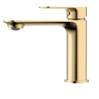 AQM6310BG Monza Смеситель для раковины однорычажный, Brushed gold