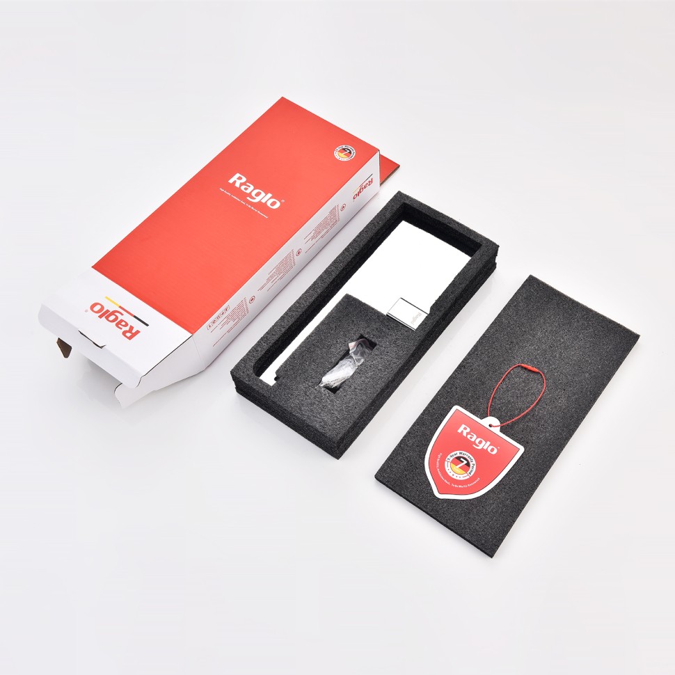 Бумагодержатель с полочкой для телефона Raglo хром