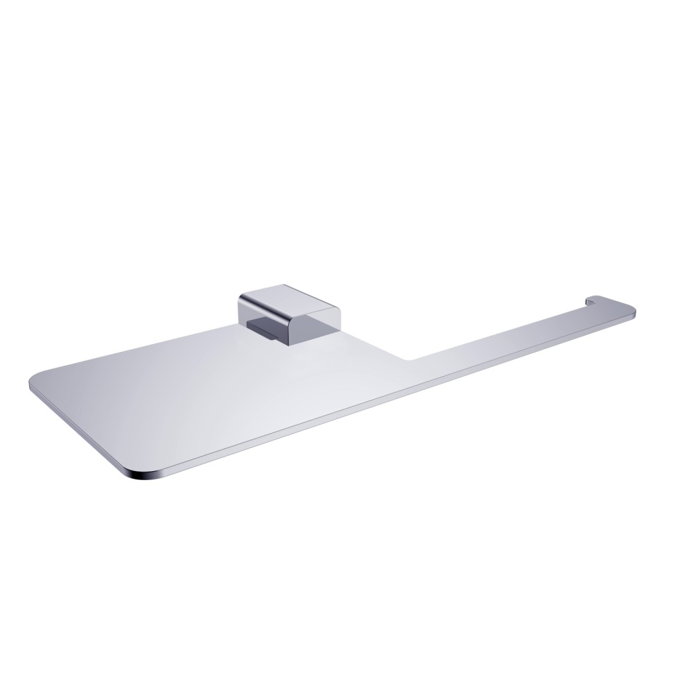 Бумагодержатель с полочкой для телефона Raglo хром