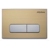 AQM4105G Панель смыва AQUAme, хром