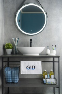 Раковина Gid N9021 51109 накладная белая 52x32x14