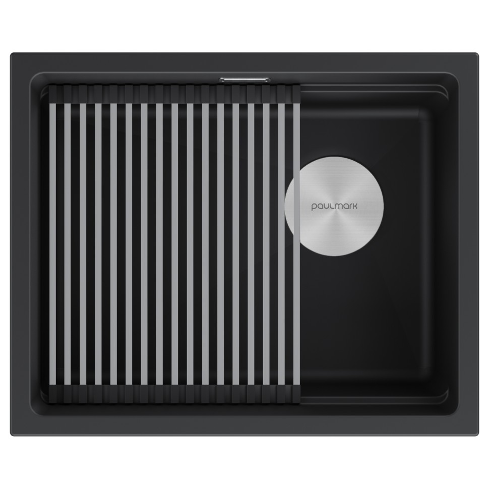 Мойка LUMI-PRO 55 UNI, IT-GRANIT, LU-PRO 55-AN, антрацит, 550х450, Paulmark