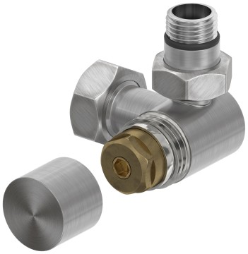 Вентиль 3D правый под шестигранник (G 1/2" НР х G 3/4" НГ)