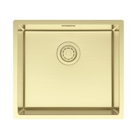 Мойка LASSAN 49 UNI, нерж. сталь, LA49-LG, светлое золото, 490х440мм, Paulmark