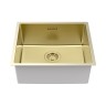 Мойка LASSAN 49 UNI, нерж. сталь, LA49-LG, светлое золото, 490х440мм, Paulmark