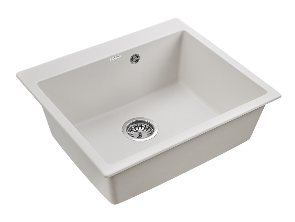 Мойка KANTE 60, IT-GRANIT, PM106052-WH, белый, 600х520 мм, Paulmark