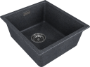 Мойка LUMI 41UNI, IT-GRANIT, LU41-DG, графит, 410х460, Paulmark