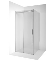 Душевое ограждение Ambassador Benefit 19021101HX-120HX (120х120х200) квадратная,хром,стекло прозрачное,раздвижная,2 места