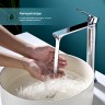 Смеситель Splenka высокий для умывальника S30.15 Хром