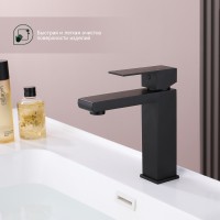 Смеситель Splenka для умывальника S224.10.06 Черный