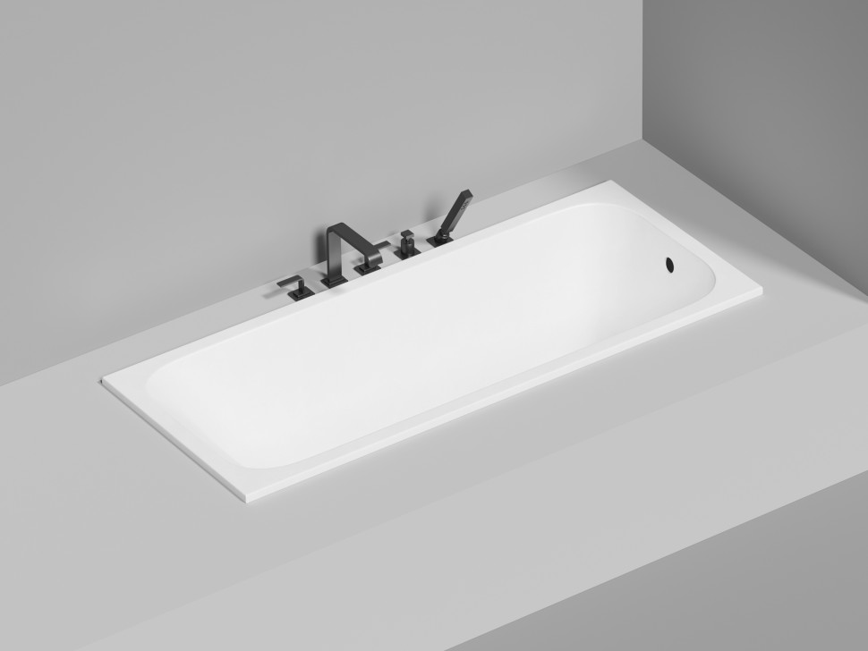 Ванна встраиваемая ORLANDA 170x70 покраска по RAL полностью S-Sense Матовое