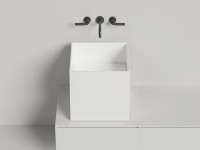 Раковина накладная ARMONIA SQUARE 03 450х450х450 S-Sense Глянцевое